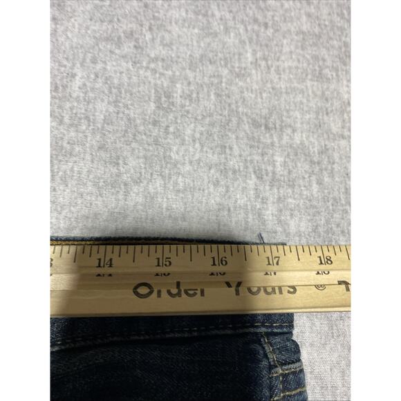 Levis 527 Jeans Mens Tag 34x30 Actual 34x31.5 Blue Bootcut Slim Western Dark - Picture 11 of 13